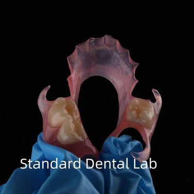 kopen Hoge esthetiek tandheelkundige TCS Valplast Flexible partiële tandheelkunde tandheelkundige laboratorium roze tint online vervaardiging