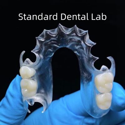 Dental Clear TCS Valplast Flexible Dental Partials Standaard tandheelkundig laboratorium