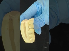 Volledige contour zirkonia kroon/hoge esthetische natuurlijke aangepaste Aidite zirkonia tandheelkundige brug