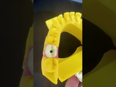 Schroefhoudende tandheelkundige implantaatkroon/tandheelkundige PFM-kroon met 3D-printmodel